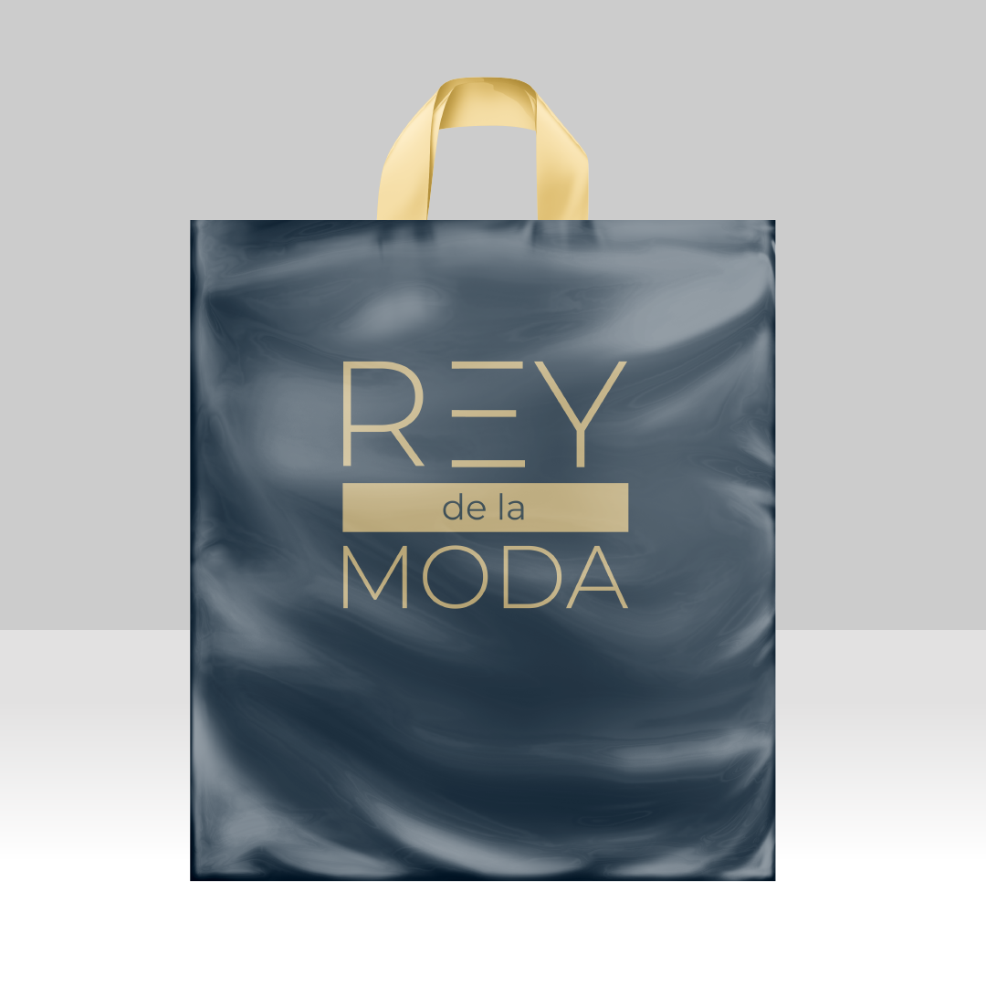 Bolsa reutilizable para punto de venta con manija, fabricada por IF Empaques Flexibles